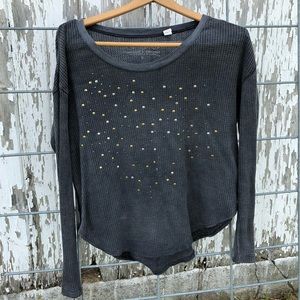 Threads for Thought pullover thermal top size S
